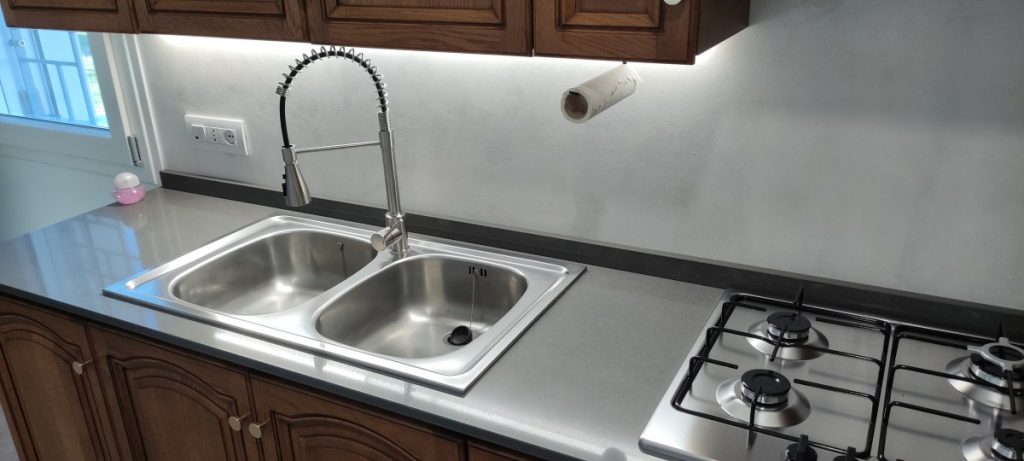 Top cucina con marmo tecnico